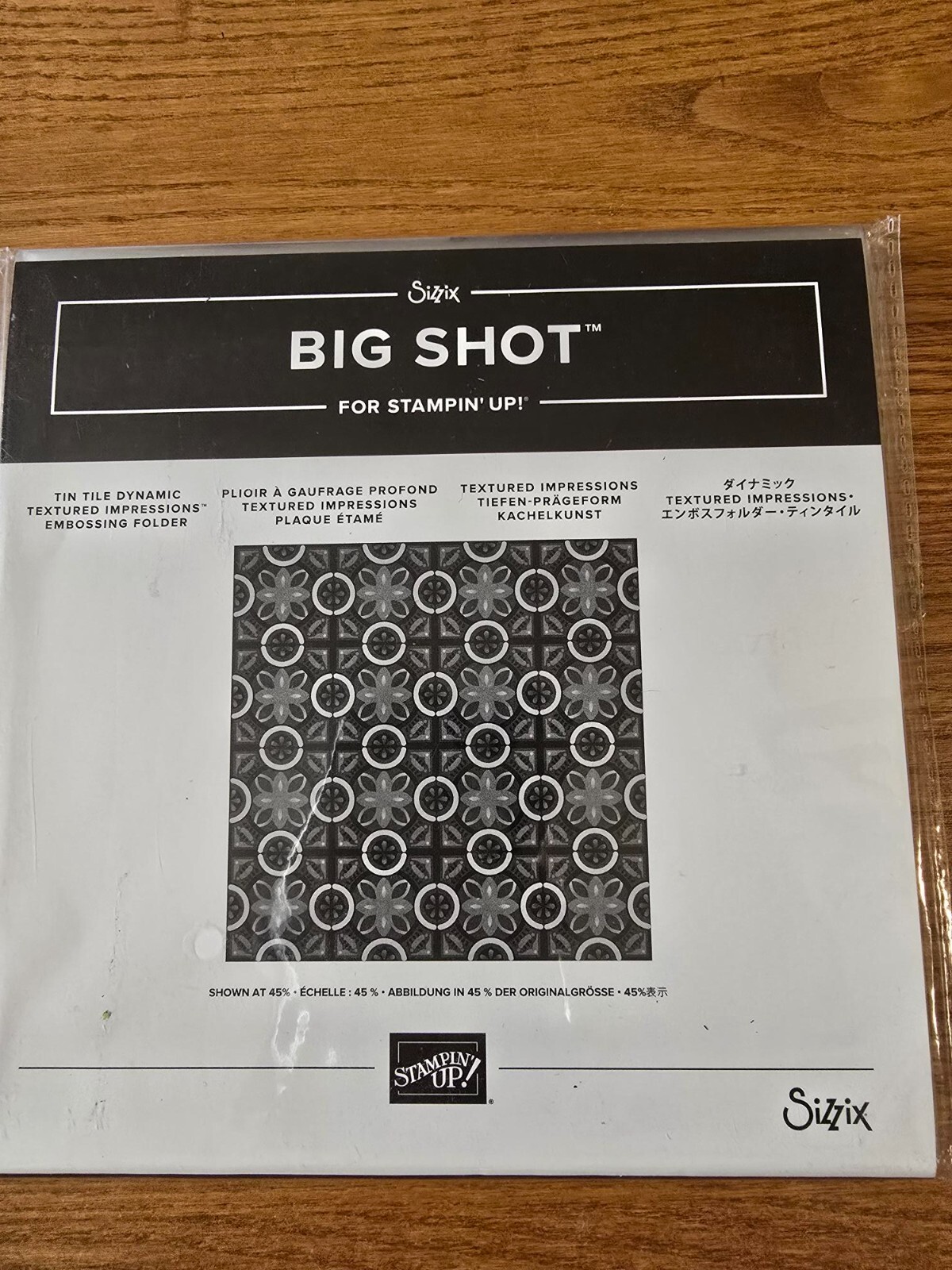 Stampin' Up! Tin Tile Dynamic Textured Embossing Folder