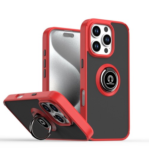 For iPhone 16 16 Pro 15 14 13 Pro Max Shockproof Case Magnetic Ring Holder Cover - Picture 12 of 19