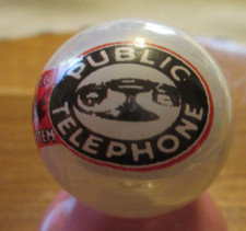 Old Fashion Public Telephone Logo - Pearl Jabo Marble 75 1.003" 25.48mm