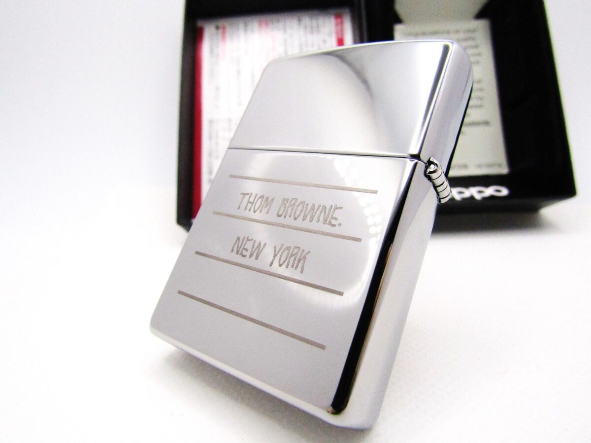 Thom Browne New York Double Sides Zippo 2018 MIB Rare | eBay Thom Browne New York Double Sides Zippo 2018 MIB Rare | eBay