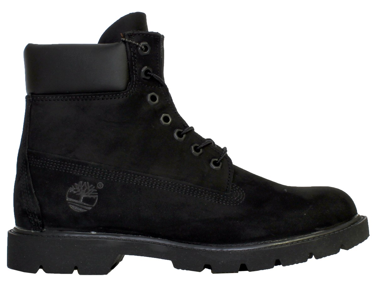 靴 Timberland 6INCH BASIC BOOT 19039 Timberland 6-Inch Basic W/Padded Collar Waterproof Black Men's
