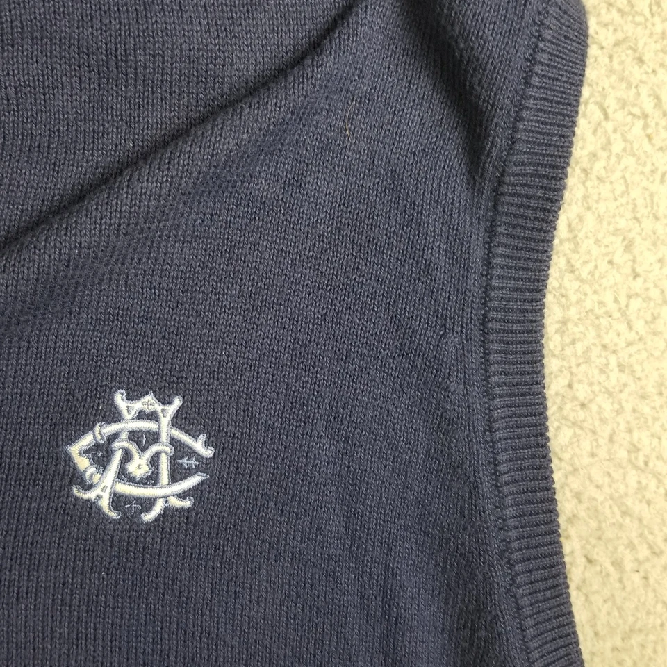 Ping Sweater Vest Men Large Blue Golf Karsten Scotland Vintage 22X28 Logo - Image 2 of 4