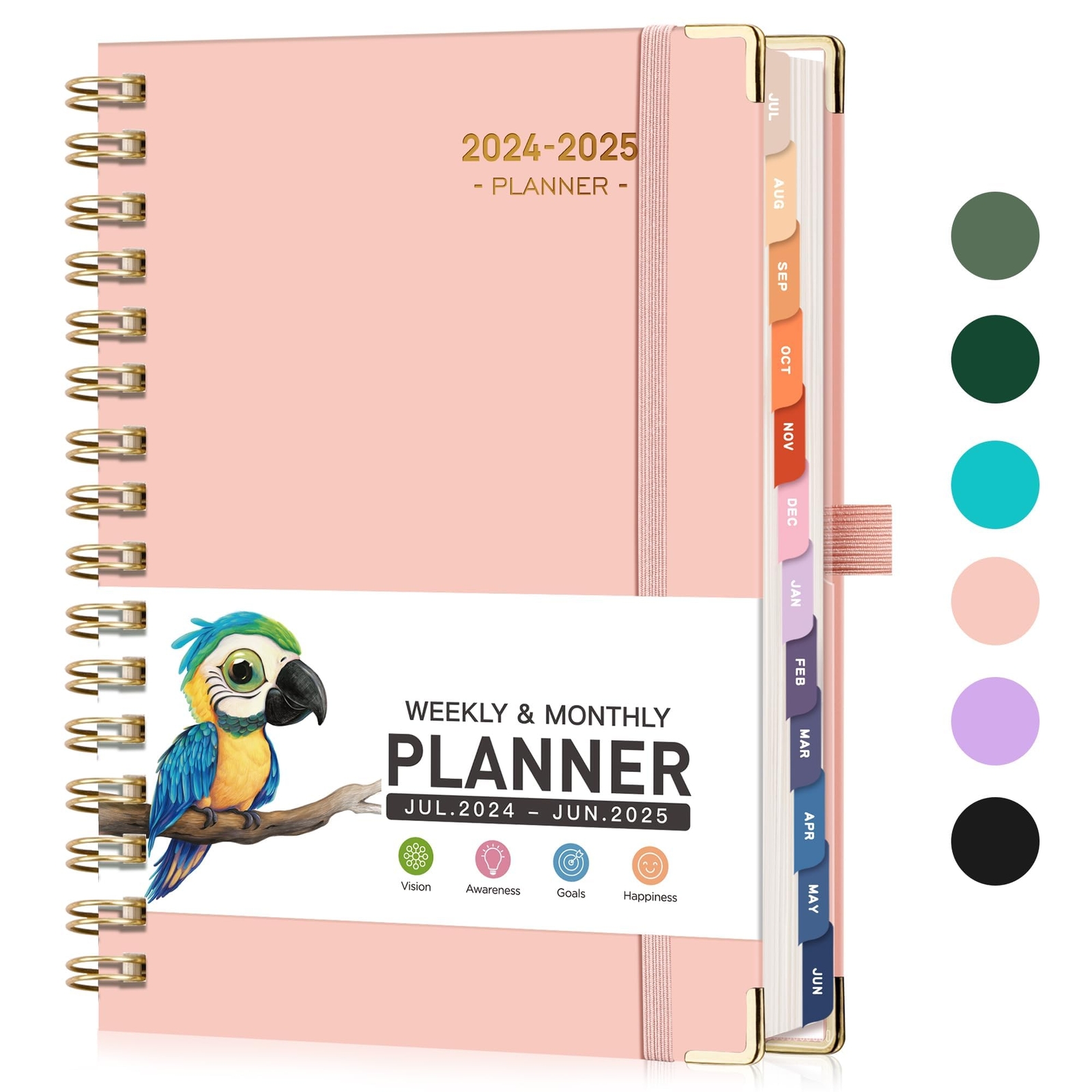 RETTACY Planner 2024-2025 Academic Planner July 2024 - June 2025 Weekly and M...
