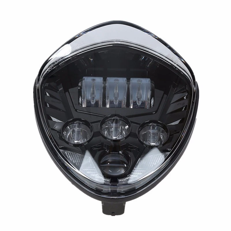 Faro LED cromado Victory Cross Country Tour para motocicleta Foto 3 de 3