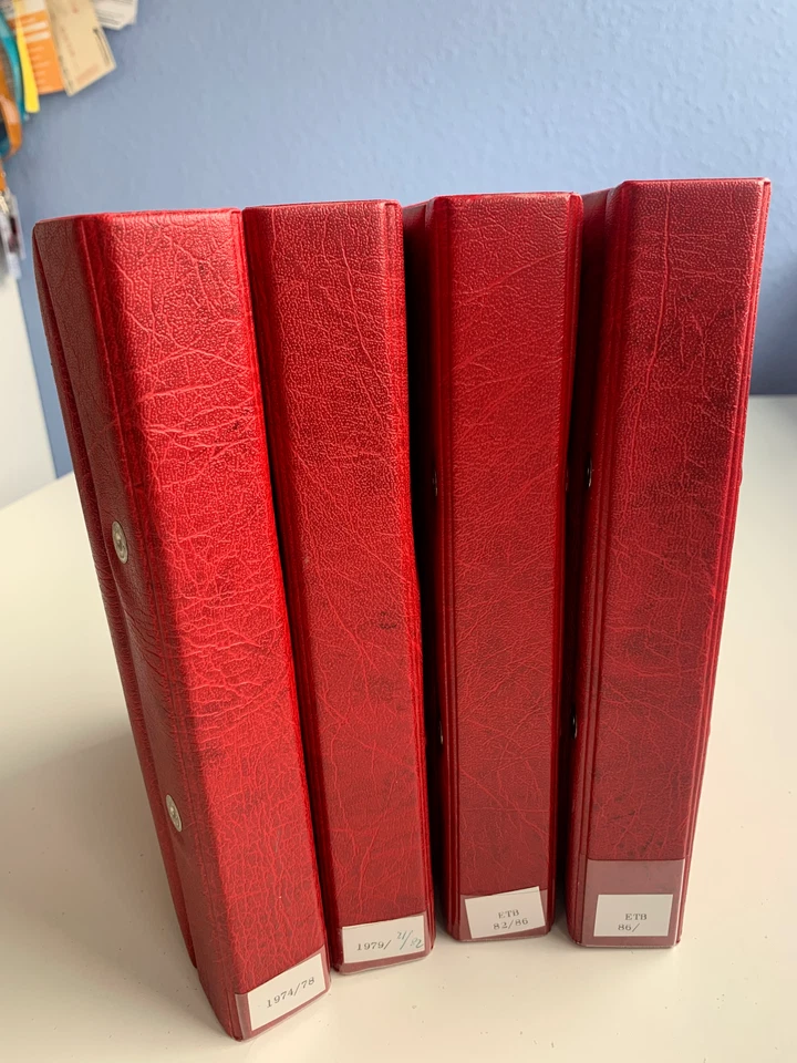 Sammlung Ersttagsblätter ETB Bund Deutschland 1974-1987 kompl. in 4 Kobra Alben - Bild 2 von 4