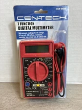 Cen-Tech 7-Function Multi-Tester Digital Multi-Meter Test Equipment Meter 