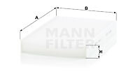 Mann-Filter CU 2940 Filter, Innenraumluft FÜR CitroËN CitroËN (DF-PSA) DS DS (Ca