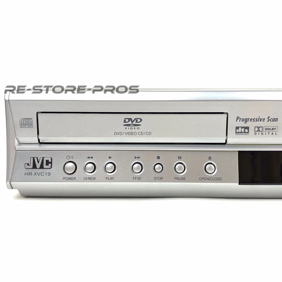 JVC HR-XVC19SU DVD VCR Combo Player VHS Hi-Fi Stereo Progressive Scan - Image 4 of 4