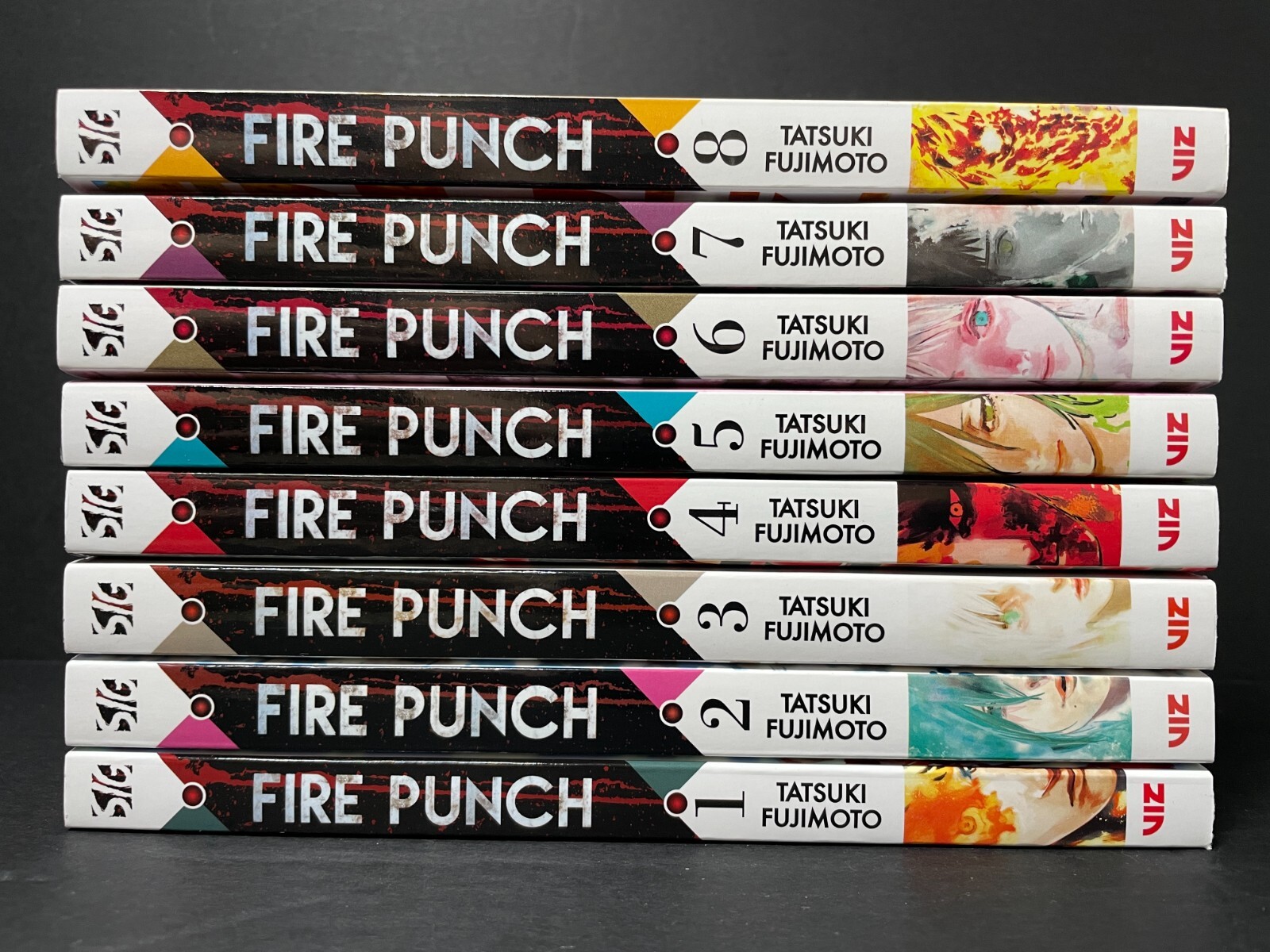 Fire Punch Manga Volúmenes 1-8 Marca Inglés EE. UU. Auténtico Viz Media Tatsuki Nuevo
