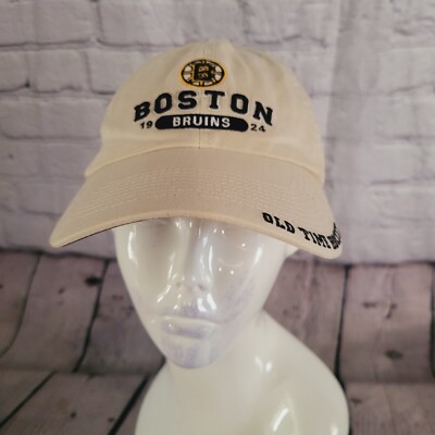 Boston Bruins Old Time Hockey Classic B Logo NHL Baseball Cap One Size Strapback