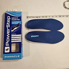 Powerstep Pinnacle Full Length Orthotic Arch Support Insoles E M8-8.5 W10-10.5