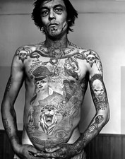 Vintage Tattoo Image 14 x 11" Photo Print