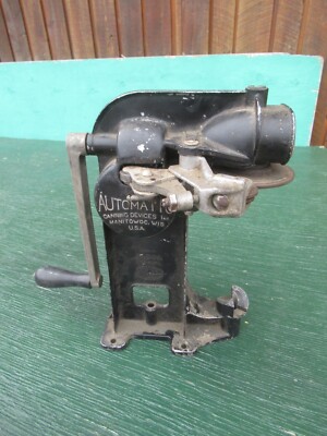 Vintage AUTOMATIC CANNING DEVICE Master Sealer Canner Table Top Mount Tool Press