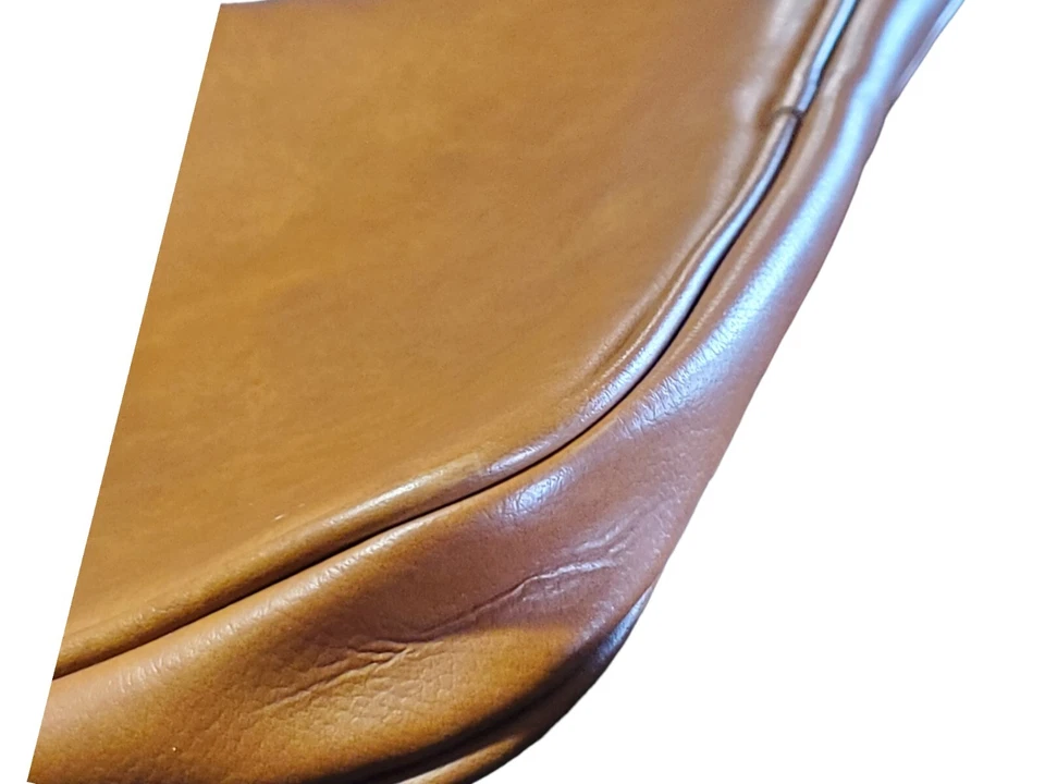 Samsonite Tan Leather Laptop Bag Carry On Briefcase 17" Vintage Solid Mexico - Image 3 of 4