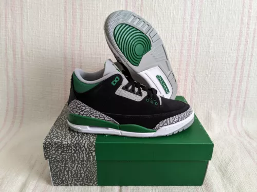 Nike Air Jordan 3 Retro Pine Green Black AJ3 CT8532 030 Men's Shoe Size 8.5