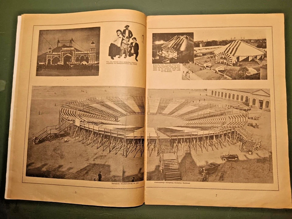 1930c Werbeheft Nr. 3 MIT SARRASANI IN SÜDAMERIKA circus cirque circo INDIANER - Bild 4 von 4