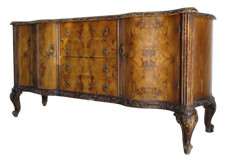 Credenza chippendale - buffet-  - noce e radica - anni 30 - ideale shabby chic