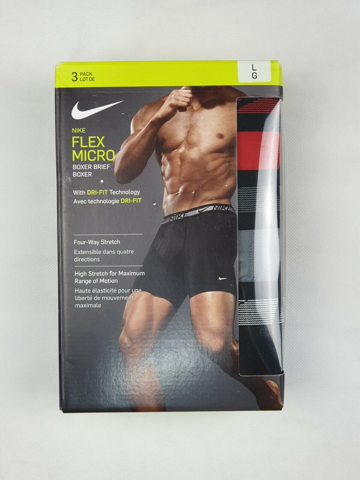 hospita Annoteren elke keer 3 Pack Nike Mens Boxers Flex Micro Briefs Trunks Dri-Fit Underwear - Size  Large | eBay