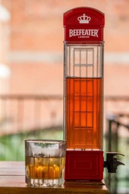 London Telephone Beer Dispenser Wine Beverage Beer Towel Bucket Bar - Image 1 of 4