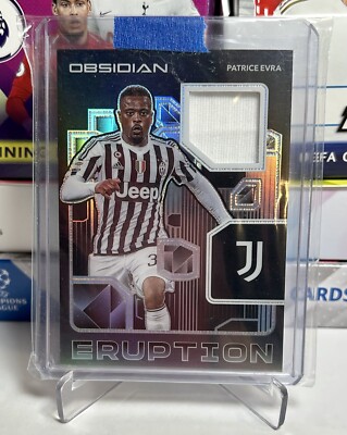 PATRICE EVRA 2021-22 Panini Obsidian. Eruption Material Patch /149 Juventus