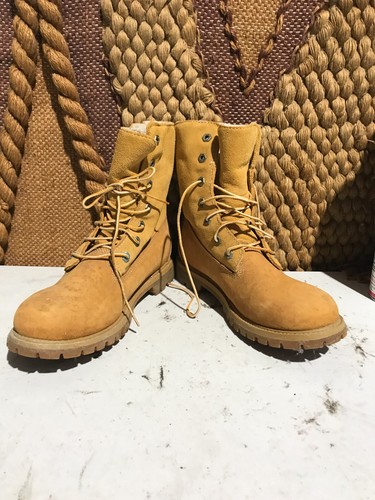Timberland Mujer Jayne Cuero Tostado Impermeable Botas de Trabajo Talla 10M - Imagen 4 de 8