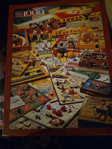 MB The Games Of Your Life 1000 Pc Jigsaw Puzzle Milton Bradley Complete 1995-New
