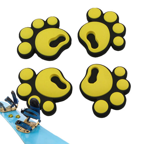 4PCS Snowboard Stomp Pad Self-Adhesive Snowboard Foot Pads Anti-slip - Picture 2 of 16