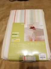 Celebrate Spring Together Pique Stitch 60  X 84  Oblong Tablecloth, Multicolor.