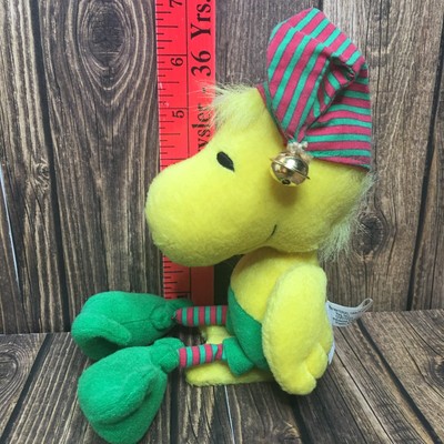 Peanuts Woodstock Jingle Bell Snoopy 7" Plush Christmas Whitman's w/ Tags Peanuts Woodstock Jingle Bell Snoopy 7" Plush Christmas Whitman's w/ Tags