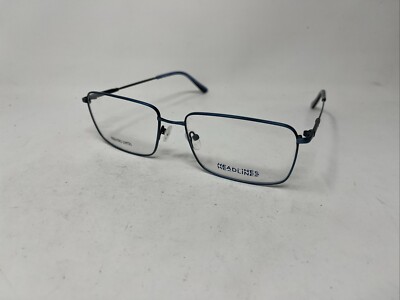HEADLINES EYEWEAR HL-1524 C1 62-18-155 BLUE BLACK EYEGLASSES 8614
