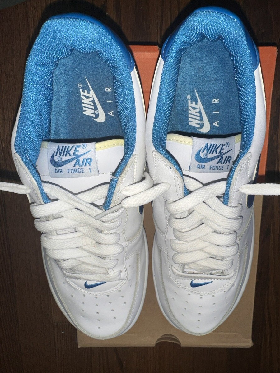 Vintage 2002 Nike Air Force 1 Orion Blue WMNS 11/Men's 9.5 624022