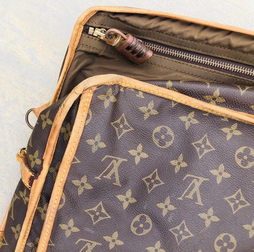 Louis Vuitton Folding Hanging Garment Bag Monogram Canvas Travel Luggage Read - Picture 11 of 21