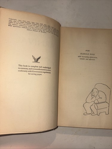 The Thurber Carnival by James Thurber Rare 1945 HC Edition- Humor, New Yorker - Picture 4 of 9