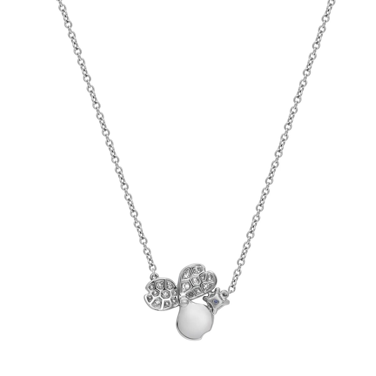 Tiffany & Co Paper Flowers Diamond and Tanzanite Pendant