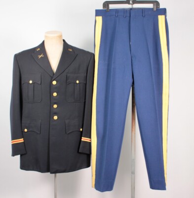 VTG Men's 1950s US Army Officer's Dress Uniform Jacket & Pants Sz