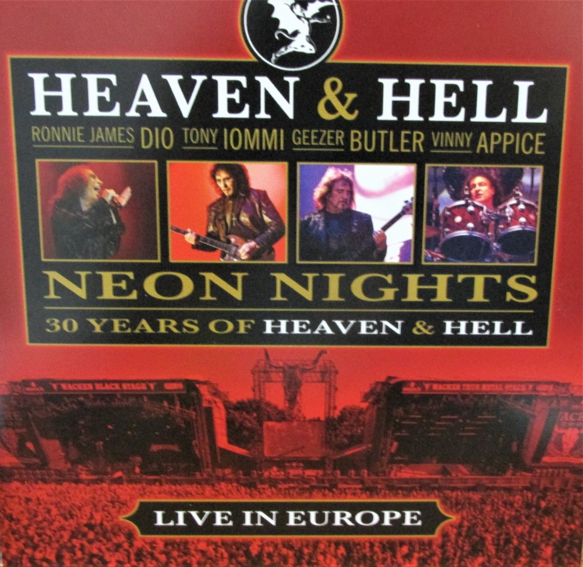 Heaven & Hell Neon Nights Live CD NEW,Concert ,Vinnie Appice, Dio