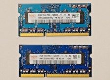 4GB 2x2GB Apple MacBook Pro Memory DDR3 SODIMM PC3-12800 HMT325S6CFR8C