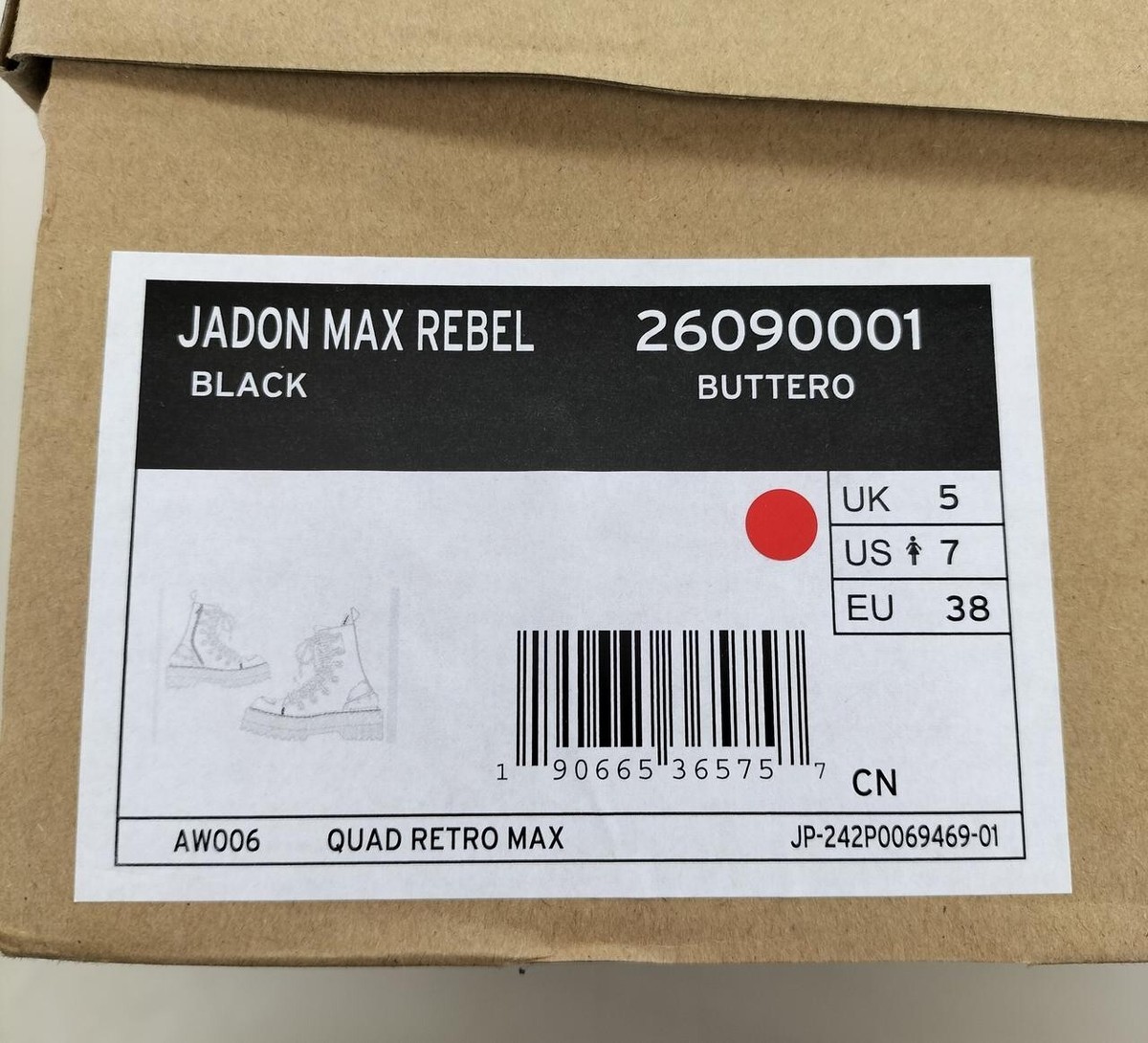 Dr.Martens Boots Jadon Max Rebel Black Leather Shoes US7 UK5 Dr.Martens Boots Jadon Max Rebel Black Leather Shoes US7 UK5