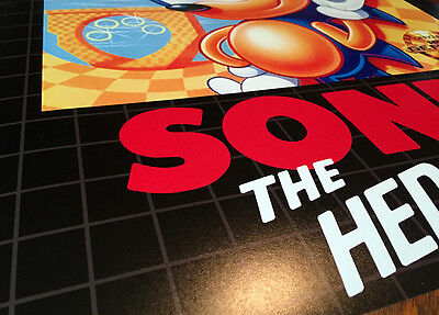 Sonic the Hedgehog 2 Video Game Promotional Box Art and Release Poster  (Sega Genesis, Mega Drive), in The Game Curator's Sega Genesis Original Art  Comic Art Gallery Room