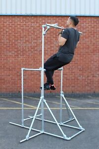 gym workout equipment tower diy homemade pull simple bar chin training building ups weight sports fitness