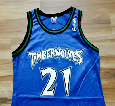 P*1様 激レア‼️ NBAユニフォーム Timberwolves Kevin Kevin Garnett Minnesota Timberwolves Wolves Champion Jersey