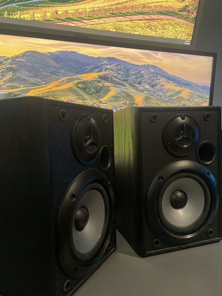 Sony SSB1000 Performance Bookshelf Speaker System Pair 120W Black