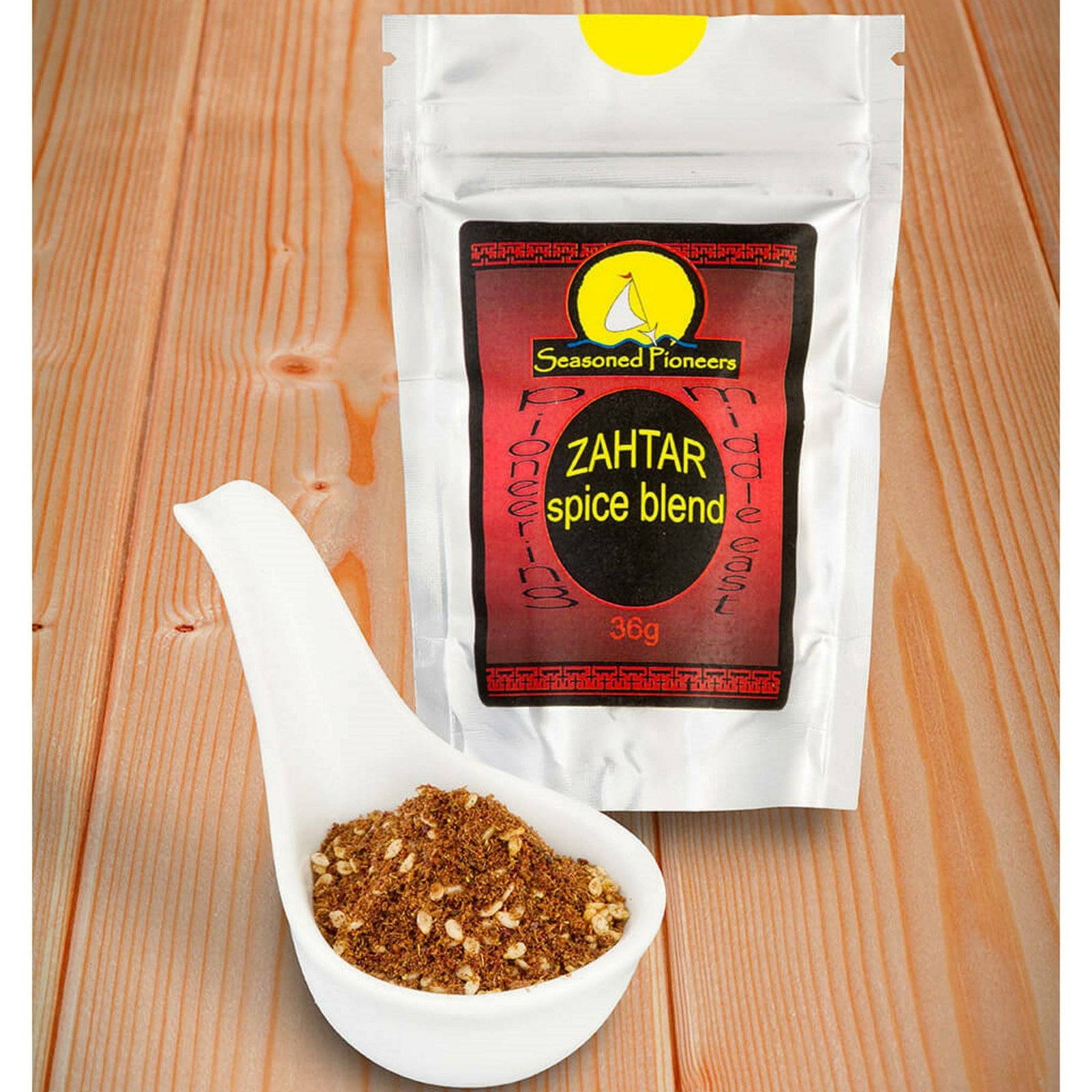 Seasoned Pioneers Zahtar Spice Blend Middle East Mild Rubs 23g Resealable Pouch