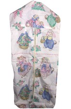 Vintage Bunny Fabric Diaper Stacker Easter Craft Fabric