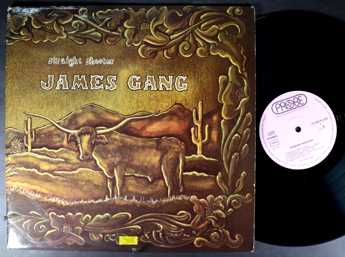 JAMES GANG Straight Shooter ROCK LP Probe – 1C 062-93306 GERMAN
