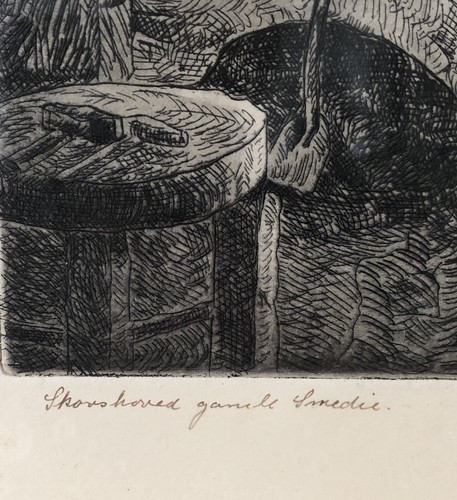 ALFRED V JENSEN 1898-1960 TRABAJADOR DE LA FORJA - BORRADO 36 X 32 - Imagen 7 de 12