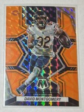 David Montgomery ORANGE MOSAIC PRIZM - Chicago Bears - 2022 Mosaic Football