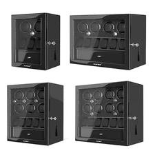 2/4/6/8 DUKWIN Automatic Watch Winder Box Display Storage Jewelry Drawer LED New