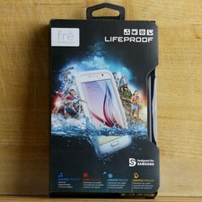 New Open Box LIFEPROOF FRE SERIES WATERPROOF CASE FOR SAMSUNG GALAXY S6 WHITE