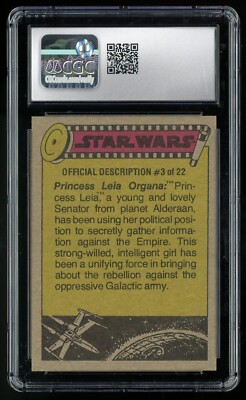 1977 Topps Star Wars #177 Solo Swings Into Action! CGC 8.5 NM
